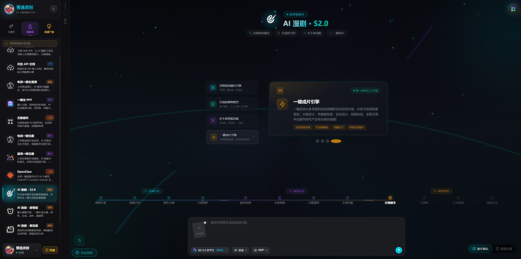 案例展示：AI漫剧方向示意
